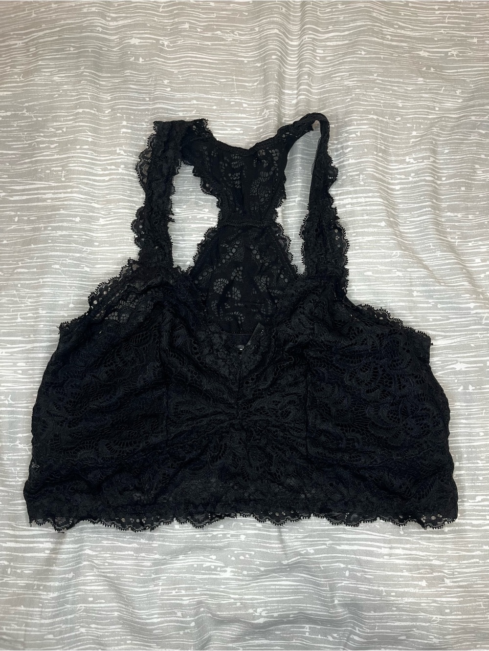 Black Lace Racerback Bralette